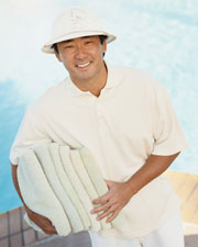 Wholesale Beach & Pool Towels - White