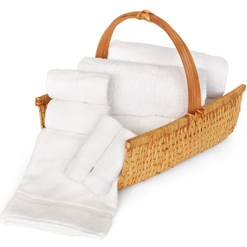 Economy Hotel Bath Towels 24X48 8lb Bulk