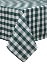Check Pattern square tablecloths by Milliken